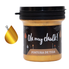 Pintura Metalizada Oh My Chalk! X 110 Cc. ORO - comprar online