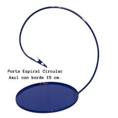 Chapa Terminación epoxi - PORTA ESPIRAL- COLORES - tienda online