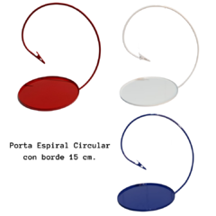 Chapa Terminación epoxi - PORTA ESPIRAL- COLORES - comprar online