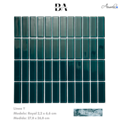 Malla de Vidrio: Linea Y Acuarela. ROYAL - comprar online