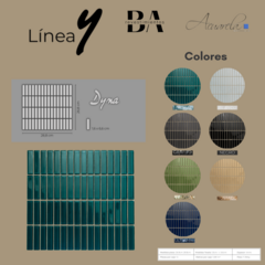 Malla de Vidrio: Linea Y Acuarela. DYNA