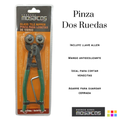 Pinza 2 Ruedas Mosaiquismo Venecitas Azulejos