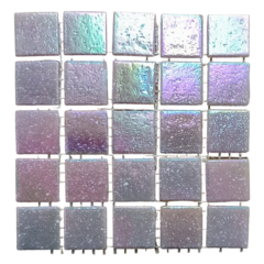 Venecitas Edic. Limitada Salmon Burbujas Tornasol 2 x 2 cm - STK