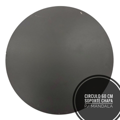 Soporte Chapa Circulo de 60 cm. Apto Exterior.
