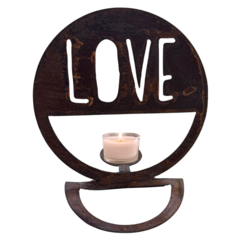 Porta Velas Oxidados - Laqueados 15 cm. - comprar online