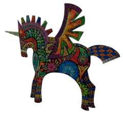 Unicornio MDF. Medida 85 x 100 cm. Espesor 5 mm. NO TIENE ENVIO. - comprar online