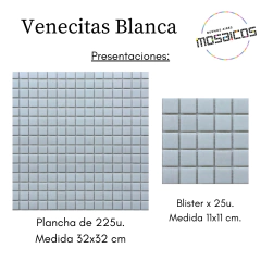 Venecitas Clasicas Blancas Importadas. - comprar online