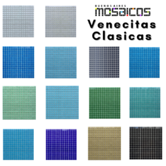 Venecitas Clásicas Importadas 2x2 cm X Plancha 225u. en internet