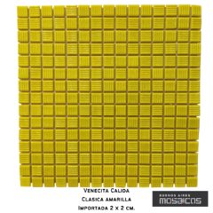 Venecitas Cálidas Plancha X 225 unid. Rojo - Naranja - Amarillo - Buenos Aires Mosaicos