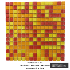 Venecitas Cálidas Plancha X 225 unid. Rojo - Naranja - Amarillo en internet