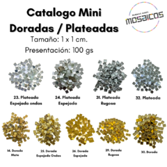 Mini Venecitas 1 x 1 x 100 gs. DORADA Cod.30 - comprar online
