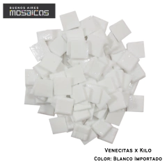 Venecitas BLANCAS x Kilo 2 x 2 cm. Importadas - A Granel - - comprar online