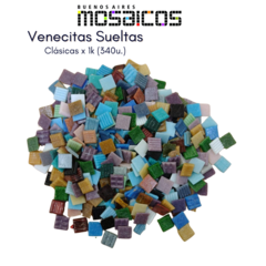 Venecitas Clasicas x Kilo sueltas listas para usar - granel