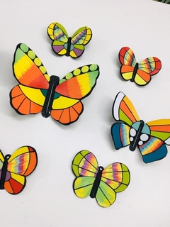 Mariposas Volumen Chapa. Apto Exterior - comprar online