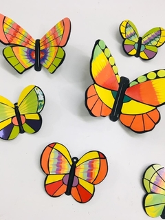 Mariposas Volumen Chapa. Apto Exterior - Buenos Aires Mosaicos