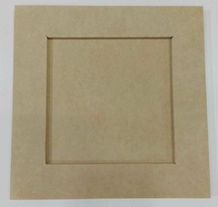 Soporte MDF - Marco Calado Portaretrato 23x23 cm. para Cuerda Seca en internet
