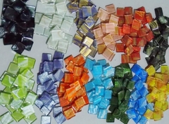 Venecitas Artesanales con toque de Metalizado 2 x 2 cm x 100 gs.