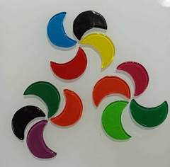 Vitro Color Lunas 5 cm x 12 unidades. en internet