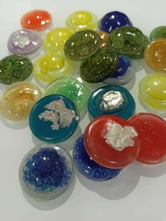 Vitro Fusion C/ Burbuja: Circulos 1,8 cm. Pack x 10 unidades. -Vidrio- en internet