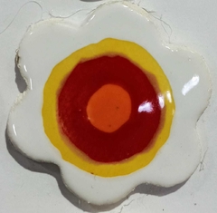 Flor Ceramica 5 cm. Artesanales. - Buenos Aires Mosaicos