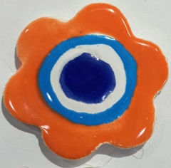 Flor Ceramica 5 cm. Artesanales. en internet