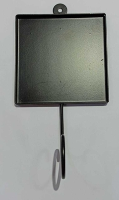 Perchero Chapa Cuadrado 12 x 12 cm con gancho. PM 135 - comprar online