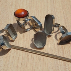 Anillos De Alpaca Para Micromosaico - - tienda online