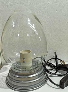 Imagen de Luminarias Tipo Gota Globo + Base Velador Dorada.