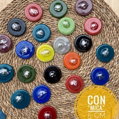 Vitro Fusion C/ Burbuja: Circulos 1,8 cm. Pack x 10 unidades. -Vidrio- - comprar online