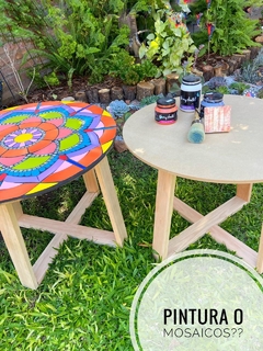 Mesa Ratona Circular 60 cm. - tienda online