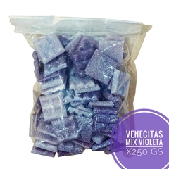 Venecitas Clasicas Mix Violetas sueltas 250gs. Listas para usar. - comprar online