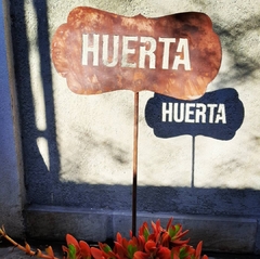 Tutor Oxidado - Laqueado: HUERTA fileteado