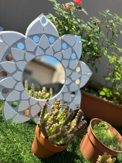 Soporte Chapa Mandala 40 cm. Apto Exterior - Buenos Aires Mosaicos