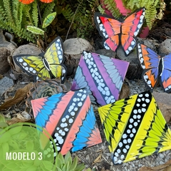 Imagen de Kit Mariposas x 3u. Incluye Patrón + Azulejos + Chapa + Silicona