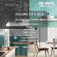 Revestimiento Iceland Negro x mts2 - Calidad 2da Comercial - - comprar online