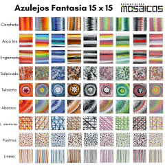 Azulejos 15 X 15 Fantasía: TELARAÑA - comprar online