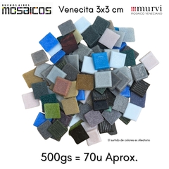 Venecitas x Kilo Colores Surtidos 3 x 3 cm - A Granel - Murvi - Buenos Aires Mosaicos