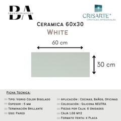 Imagen de Ceramica de Vidrio Crisarte 60 x 30 cm -