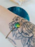 Pulseira escama de sereia verde - AÇO