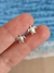 Brinco Mini Tartaruga | Banhado a Prata - Concha do Mar Store