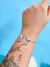 Bracelete Concha do Mar Banhado a Prata na internet