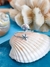 Imagem do Anel Concha e Estrela do Mar Folheado a Prata