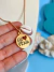 Colar Eu Amo Praia Gold - Concha do Mar Store
