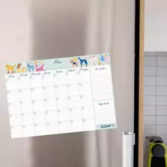 PLANNER MAGNÉTICO MENSUAL 12 HOJAS PERRITOS en internet