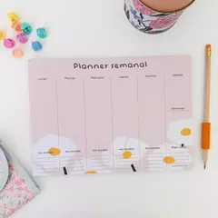 PLANNER SEMANAL FLORES - comprar online