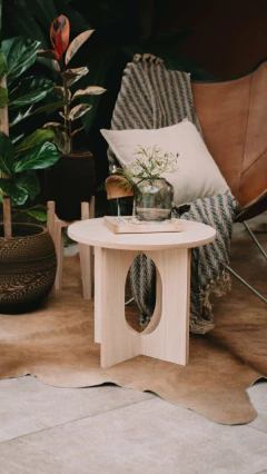 MESA BAJA CIRCULAR KIRI - comprar online