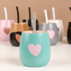 Imagen de MATE MADERA CORAZÓN
