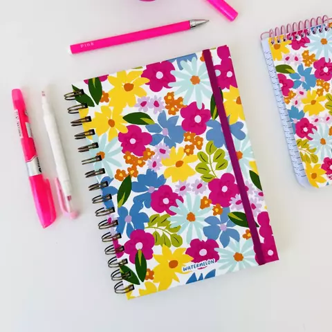 CUADERNO A5 FLORES - comprar online