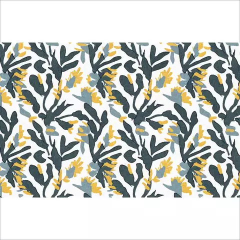 INDIVIDUAL RECTANGULAR FLORES AZULES Y AMARILLAS - comprar online
