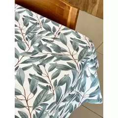 MANTEL ECOCUERO EUCALIPTO AZUL - comprar online